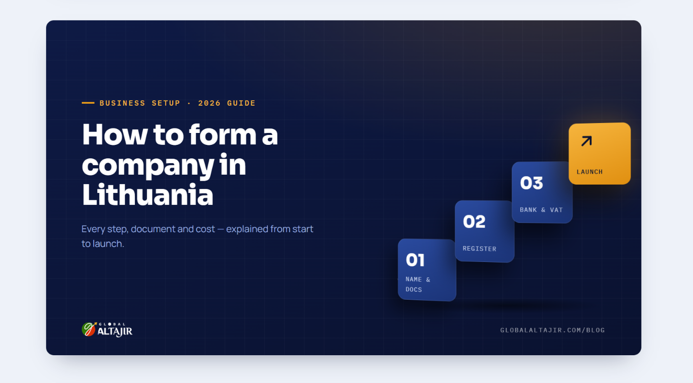 How to Form a Company in Lithuania: A Step-by-Step Guide for 2026