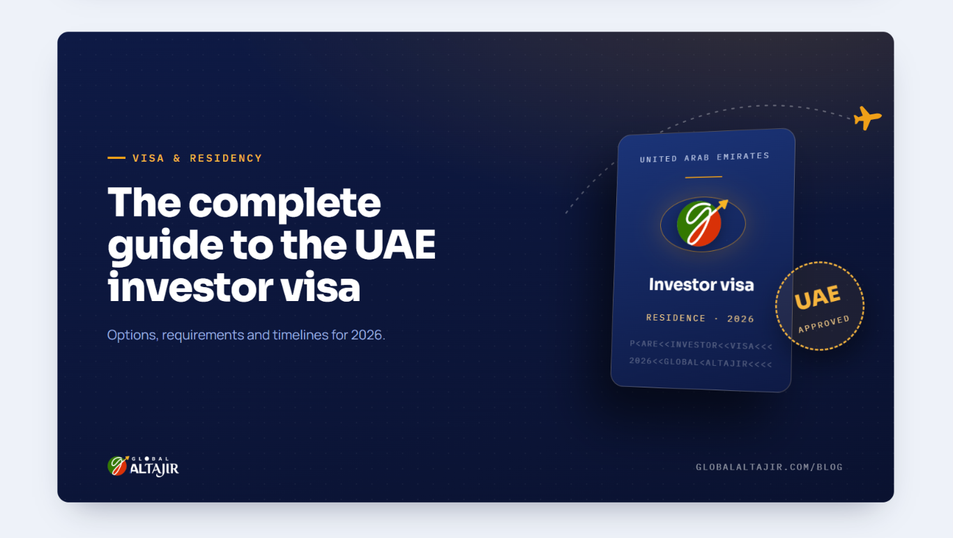 How to Get EU Residency Through Business: The Complete Guide for Gulf & South Asian Entrepreneurs (2026)